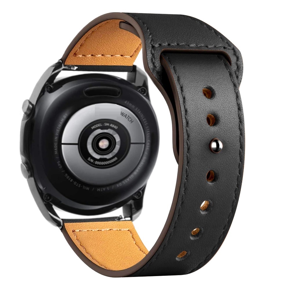 Pulseira Couro Natural Para Relógio Inteligente Digital e Analógico e Smartwatch 20mm e 22mm