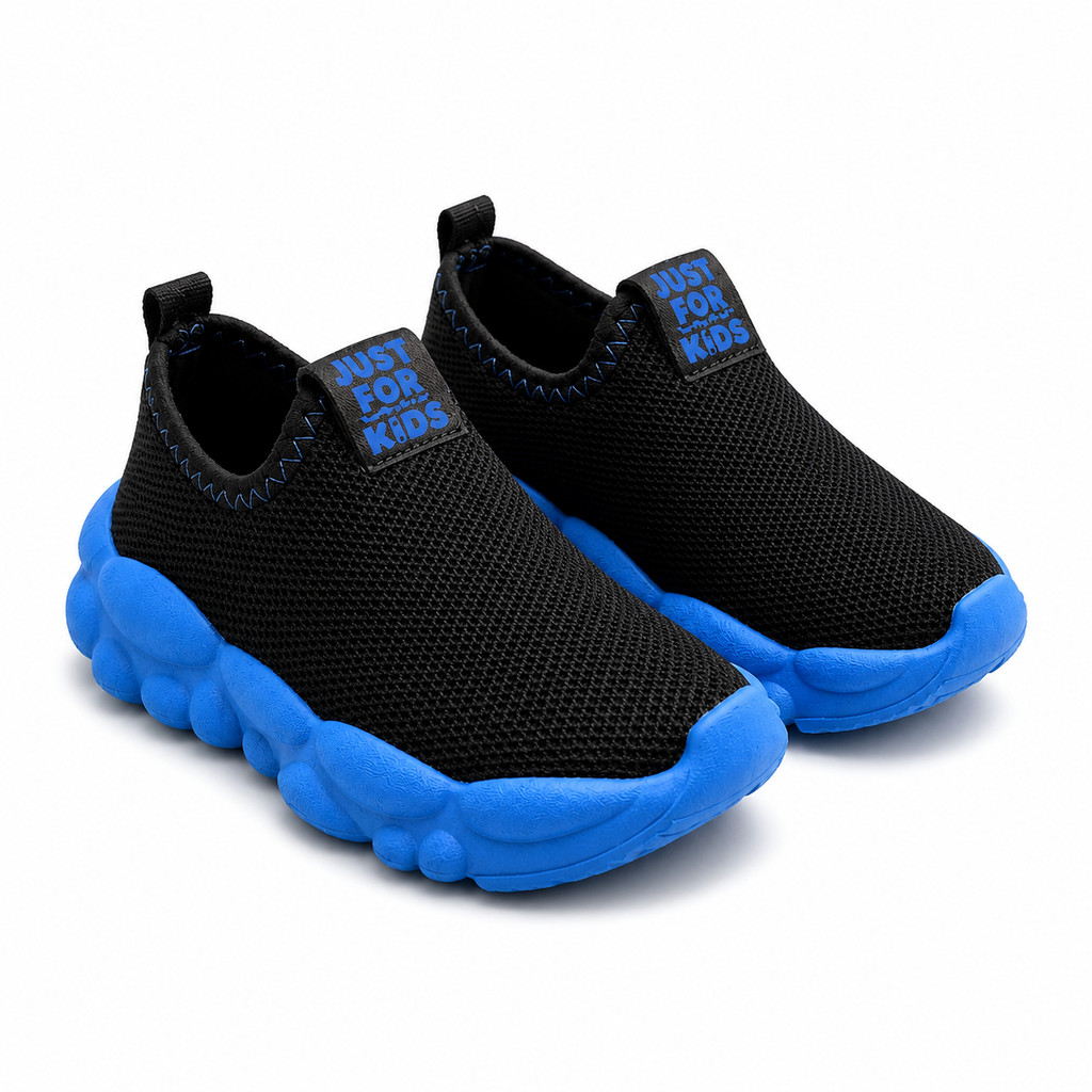 Tenis Infantil Esportivo Unissex Bolha Calce Facil Antiderrapante Escolar Slip On Super Confortavel