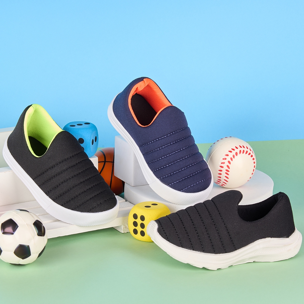 Kit 3 Pares Calce Facil Infantil Menino Confortavel Escolar Pratico Sola Macia