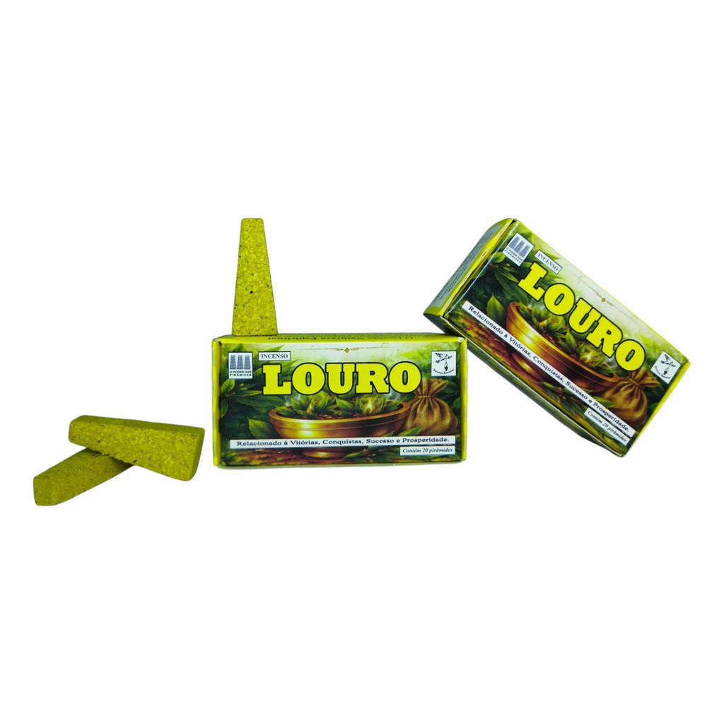 2 Caixas Defumador Natureza Espiritual - Louro (Proteção) 40 Tabletes