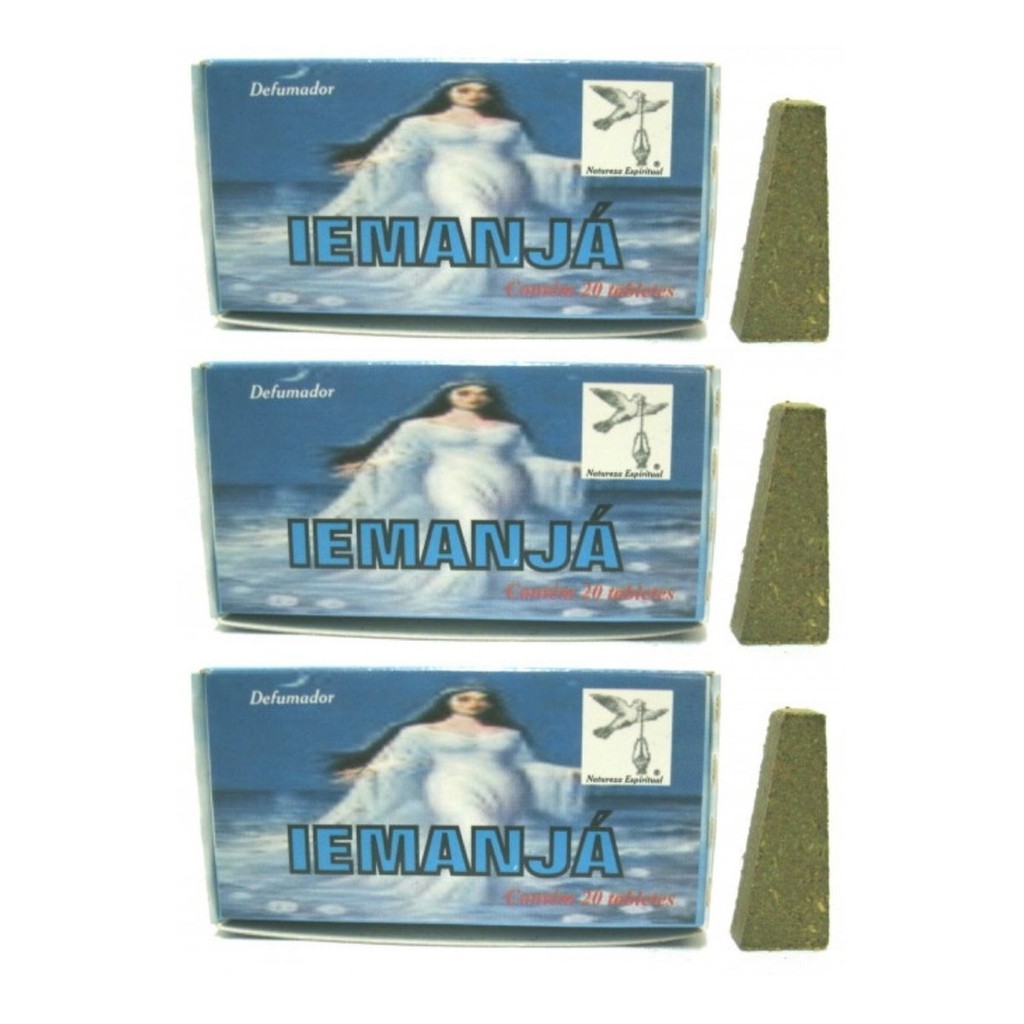 3 Caixas De Defumador Natureza Espiritual - Iemanjá