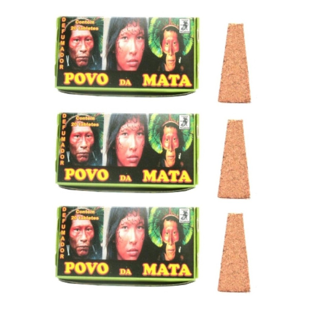 3 Caixas De Defumador Natureza Espiritual - Povo Da Mata