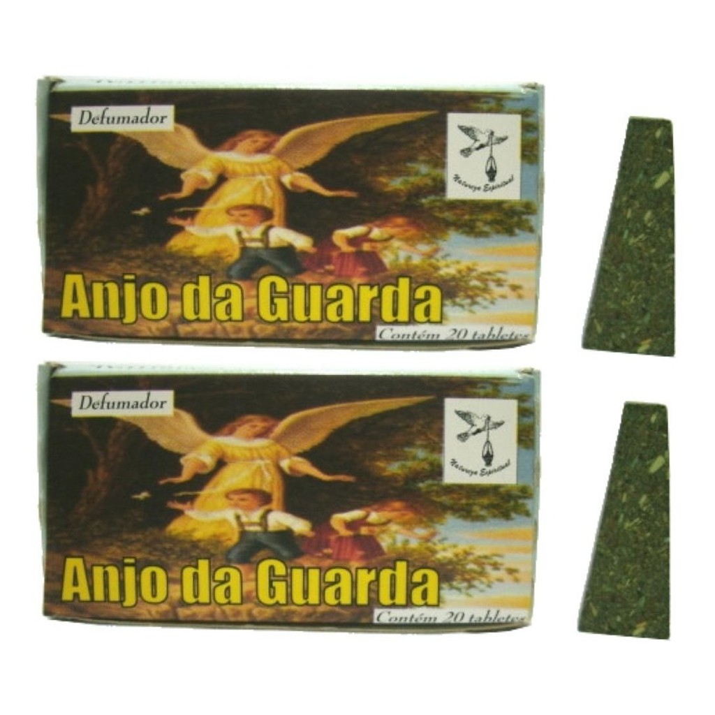 2 Caixas De Defumador Natureza Espiritual - Anjo Da Guarda