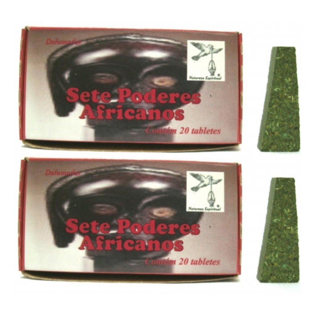 2 Caixas Defumador Natureza Espiritual - 7 Poderes Africanos