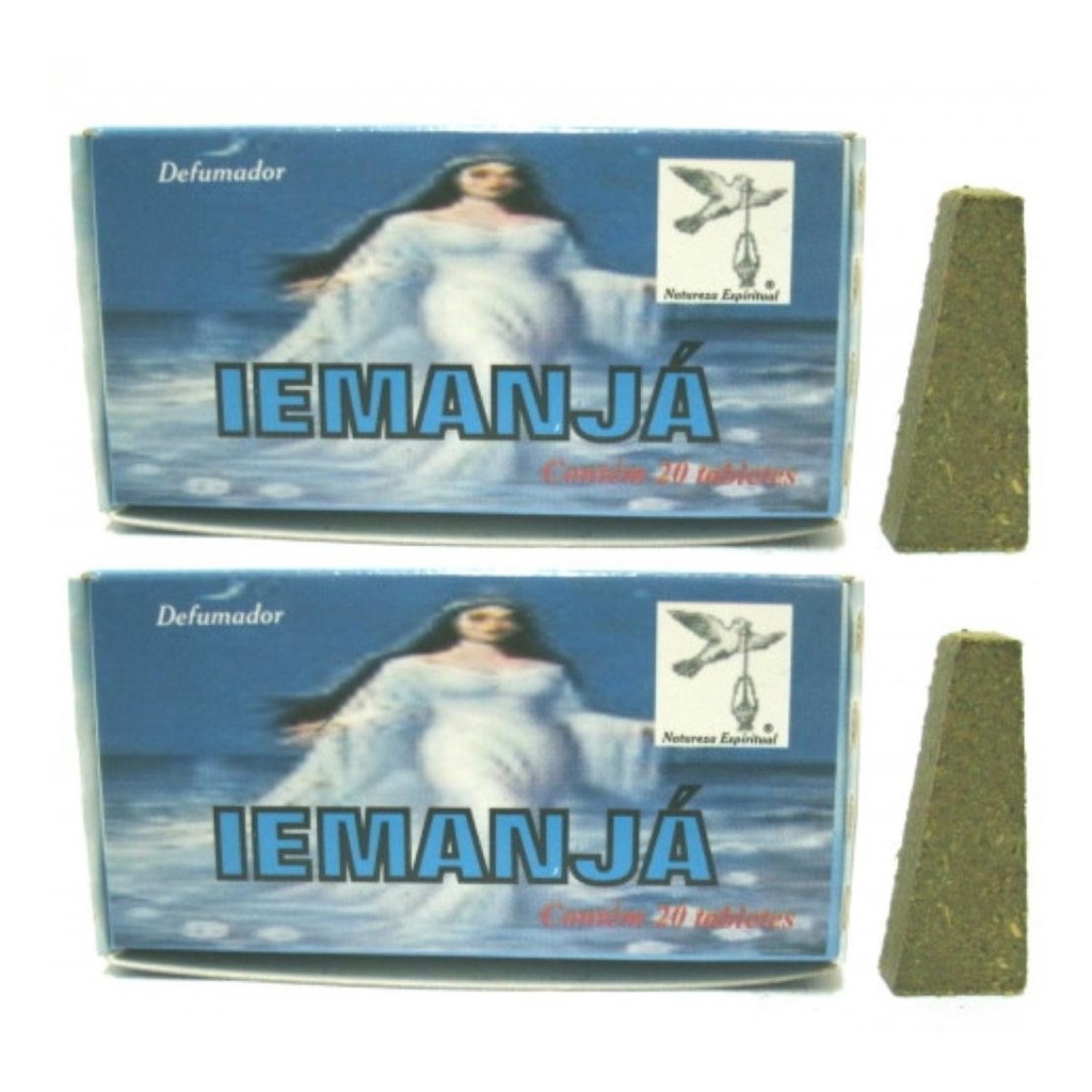 2 Caixas De Defumador Natureza Espiritual - Iemanjá