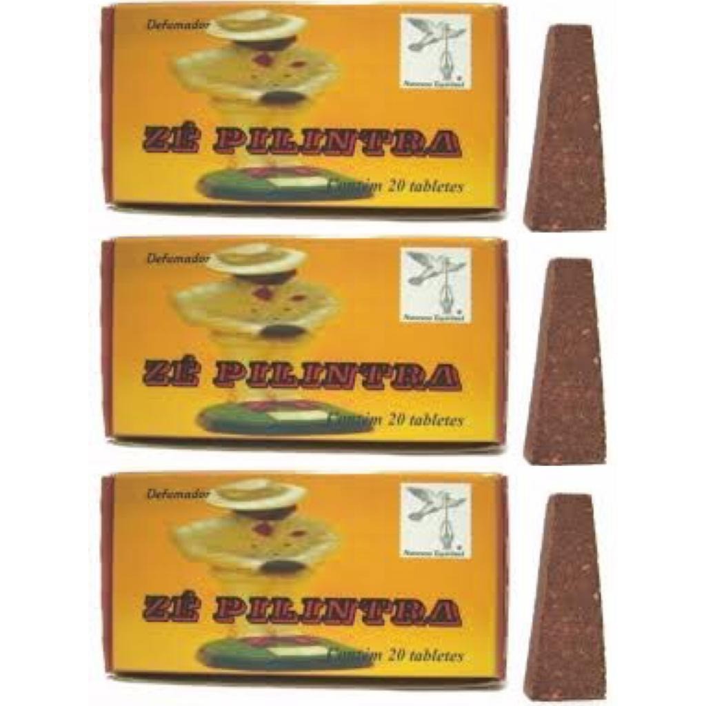 3 Caixas De Defumador Natureza Espiritual - Zé Pilintra