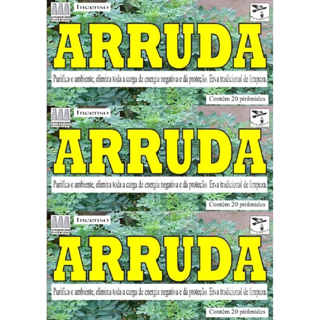 3 Caixas De Defumador Natureza Espiritual - Arruda