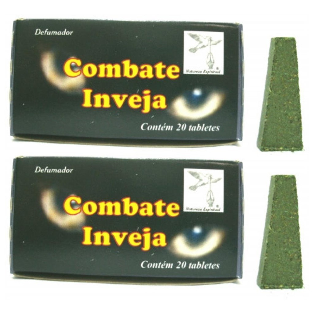 2 Caixas De Defumador Natureza Espiritual - Combate Inveja