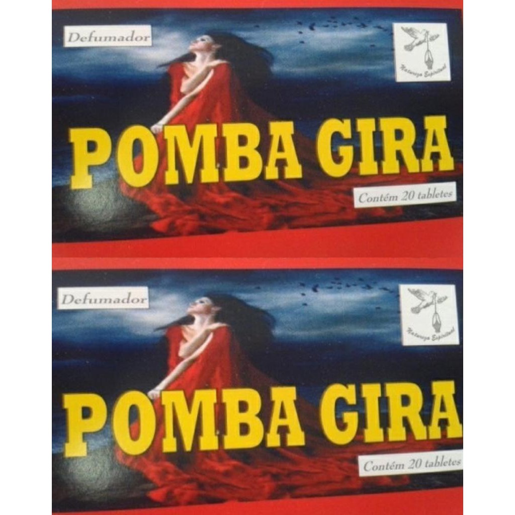 2 Caixas De Defumador Natureza Espiritual - Pomba Gira