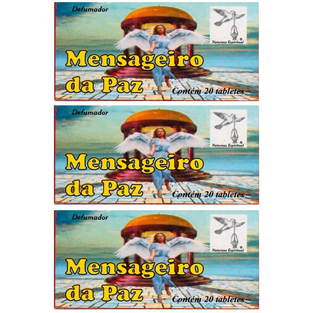 3 Caixas De Defumador Natureza Espiritual Mensageiro Da Paz