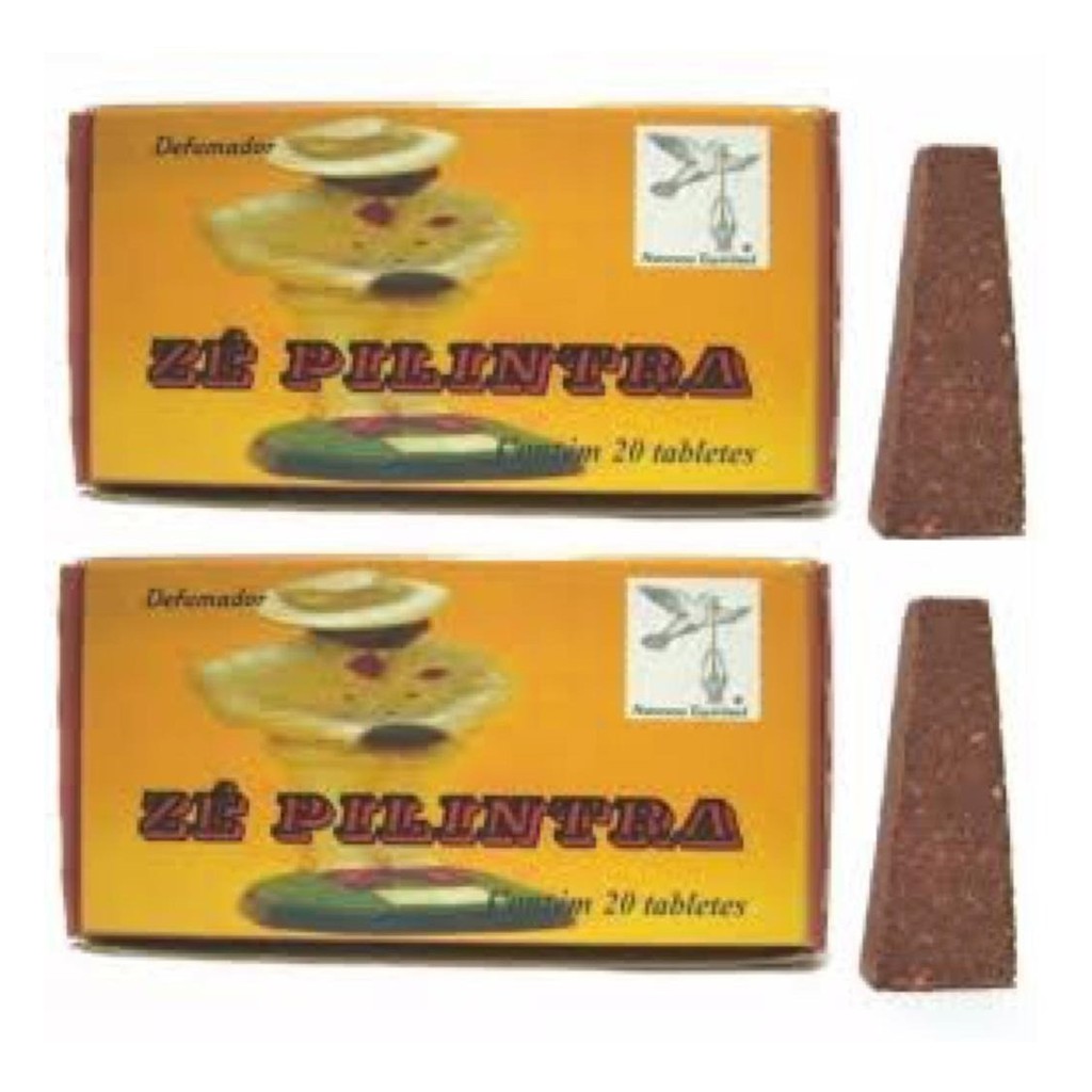 2 Caixas De Defumador Natureza Espiritual - Zé Pilintra