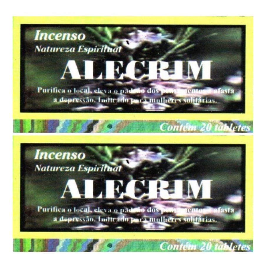 2 Caixas De Defumador Natureza Espiritual - Alecrim