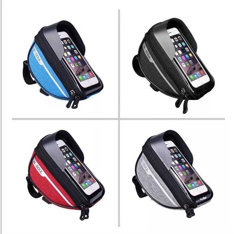 Bolsa Qudro Celular Suporte Pra Bike Bicicleta À Prova Dágua Ate 6.3polegada C520