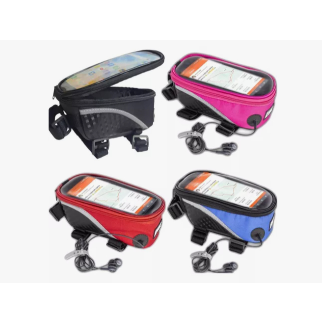 Porta Celular Para Bike Quadro Bolsa Acessórios a prova d'água 6.3polegadas C520