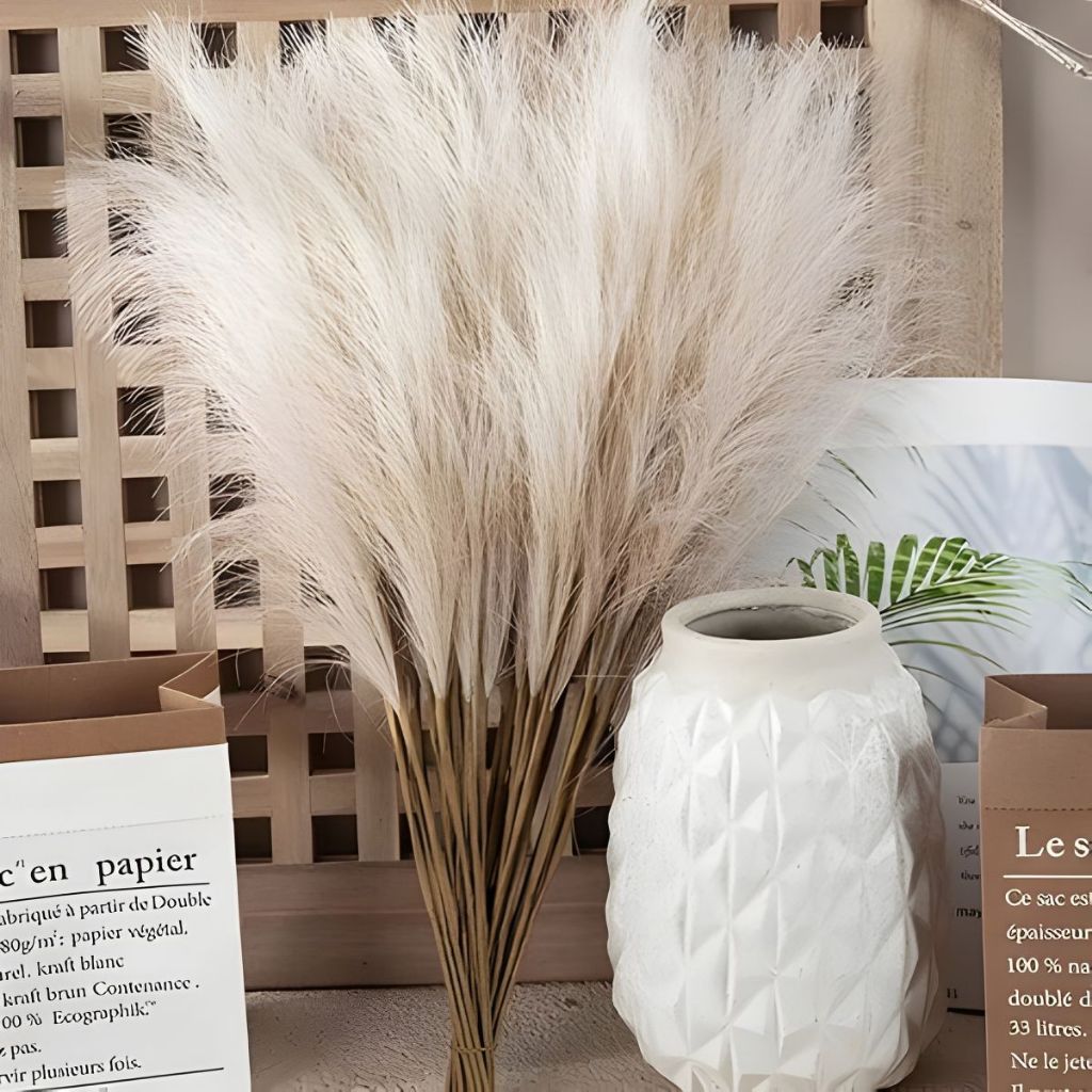 3 Unidades Capim Pampas 70cm | Vibe Boho Chic