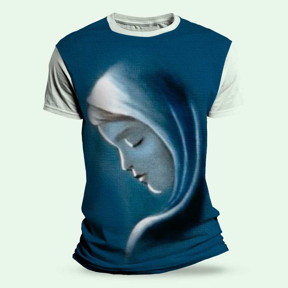 Camiseta Religiosa Católica - Virgem do Silêncio