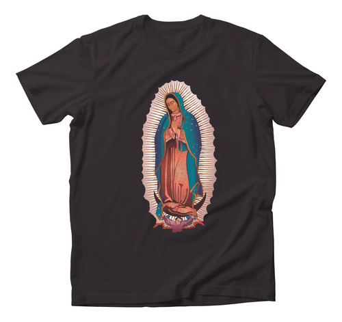Camiseta Virgem De Guadalupe Lowrider Chicano Malha Premium