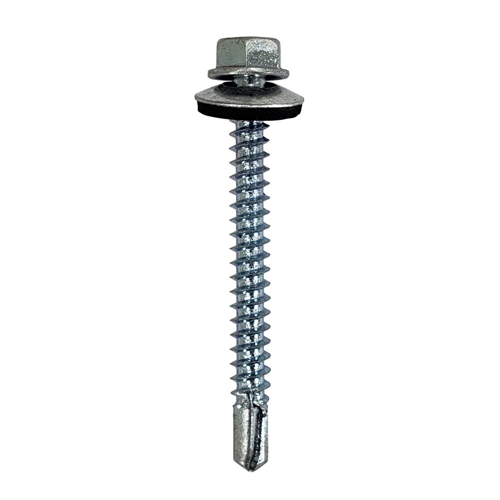 Parafuso Telha/Metal Cabo Flangeada Perfurante Arruela Fixa 100 peças Stein 12X2 (5.5x50)
