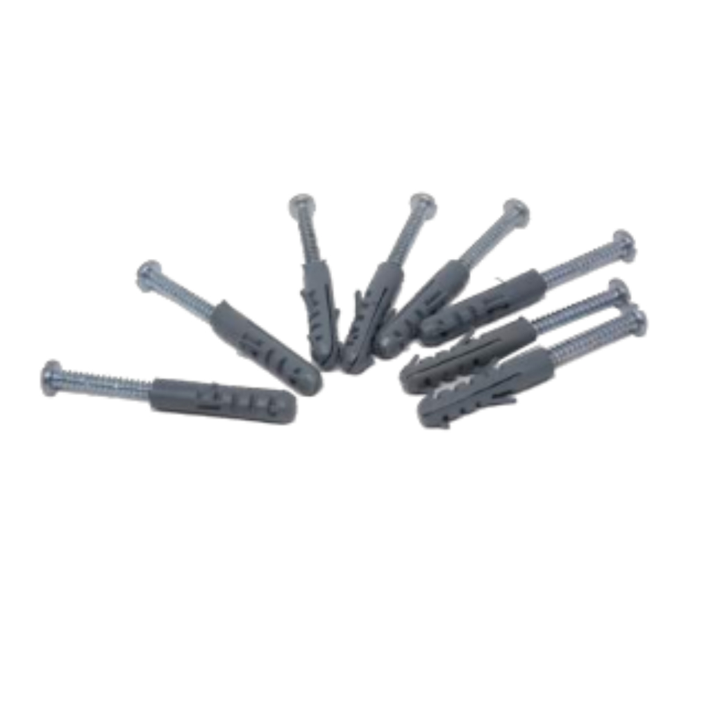 Paraf fenda 5.5x50 com bucha nº 10 Blister com 4 unidades