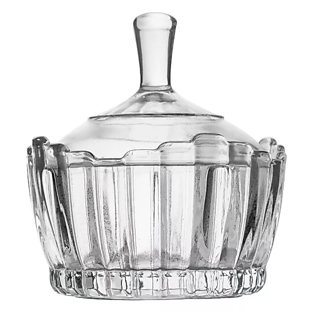 POTICHE DECORATIVO MILAN EM VIDRO 240ML