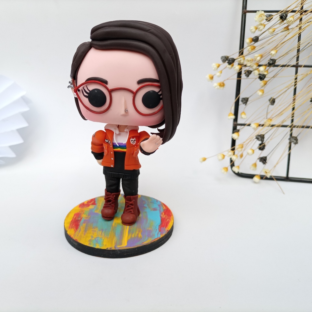 Alex Chen - life is strange - True colors - LIS boneco miniatura escultura em biscuit