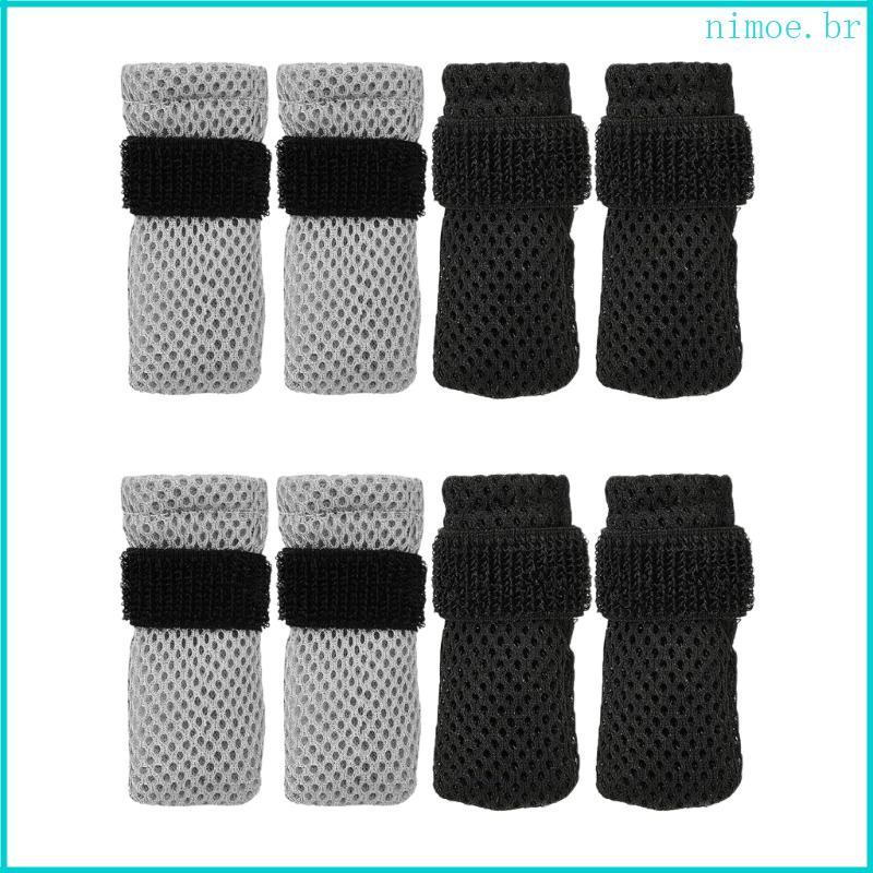 Nim 8pcs Calçado Macio Poliéster Puss Cintos Modificados Protetores Unhas Para Animais Estimação