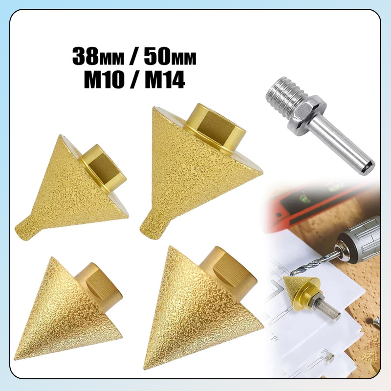 M10-M14 Diamond Cone Ceramic Tile Drilling and Polishing Machine com um diâmetro de 38mm-50mm