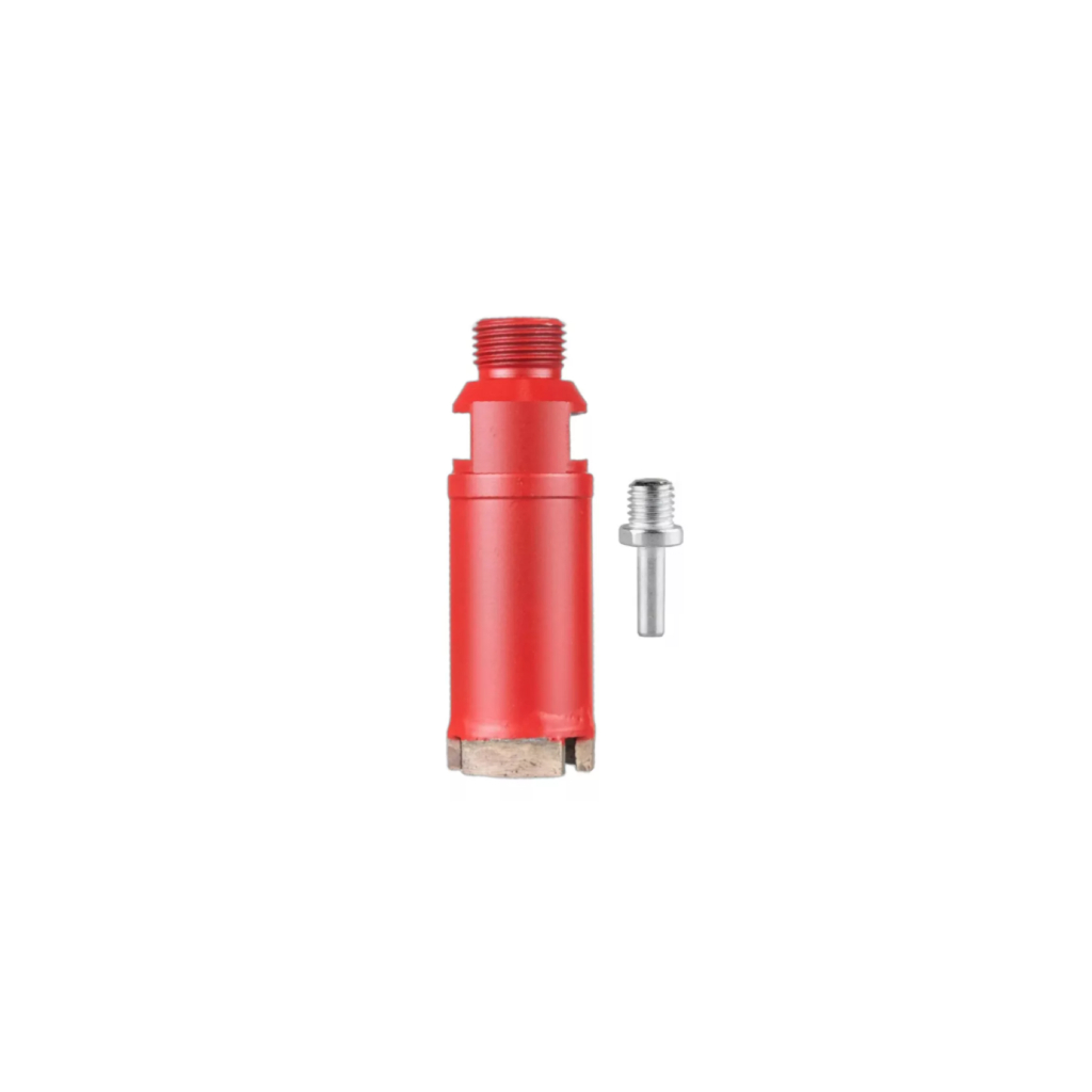 Broca Serra Copo Diamantada 35mm Rosca M14 Para Esmerilhadeira Com Adaptador Para Furadeira