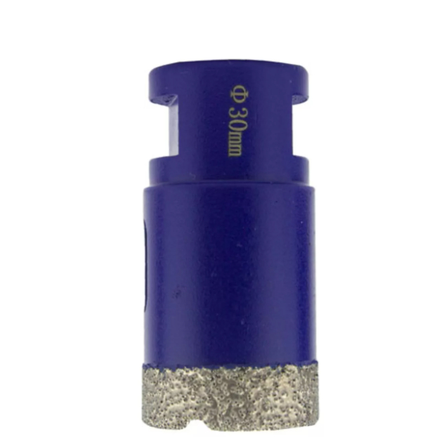 Broca Diamantada 30mm Rosca M14 Para Esmerilhadeira Porcelanato Mármore Concreto Cerâmica Vidro