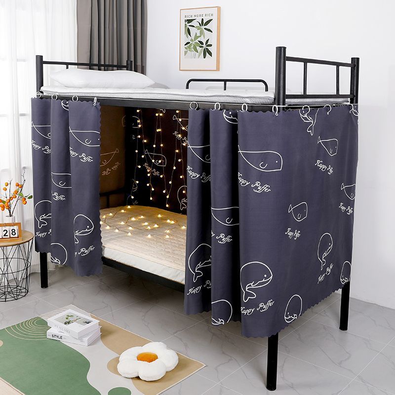 SPJFBYYHM (sem suporte) Cortina de cama Pano Blackout Cama de solteiro Cortina estilo Universal 1.1mx2.0m