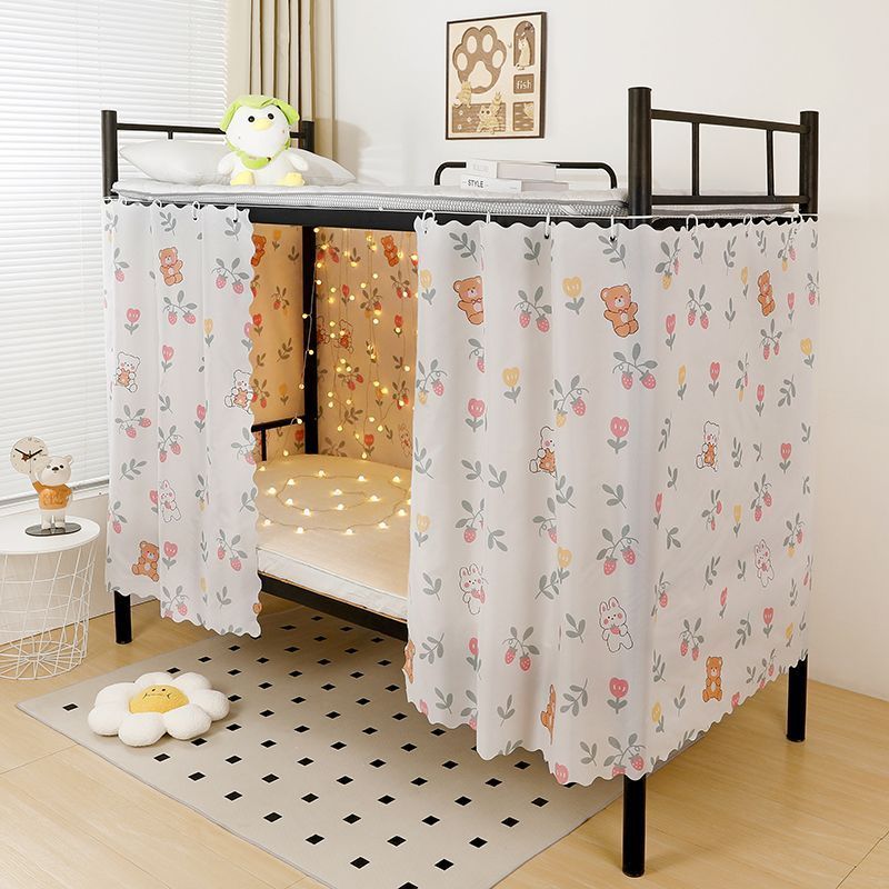 SPJFBYYHM (sem suporte) Cortina de cama Pano Blackout Cama de solteiro Cortina estilo Universal 1.1mx2.0m