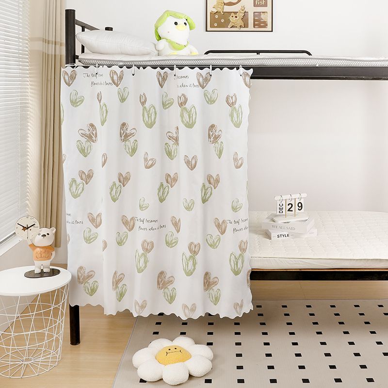 XYLBY14 Anel de suspensão grátis Corda Pano Blackout Cama de solteiro Cortina Surround Beliche superior Cortina de belic