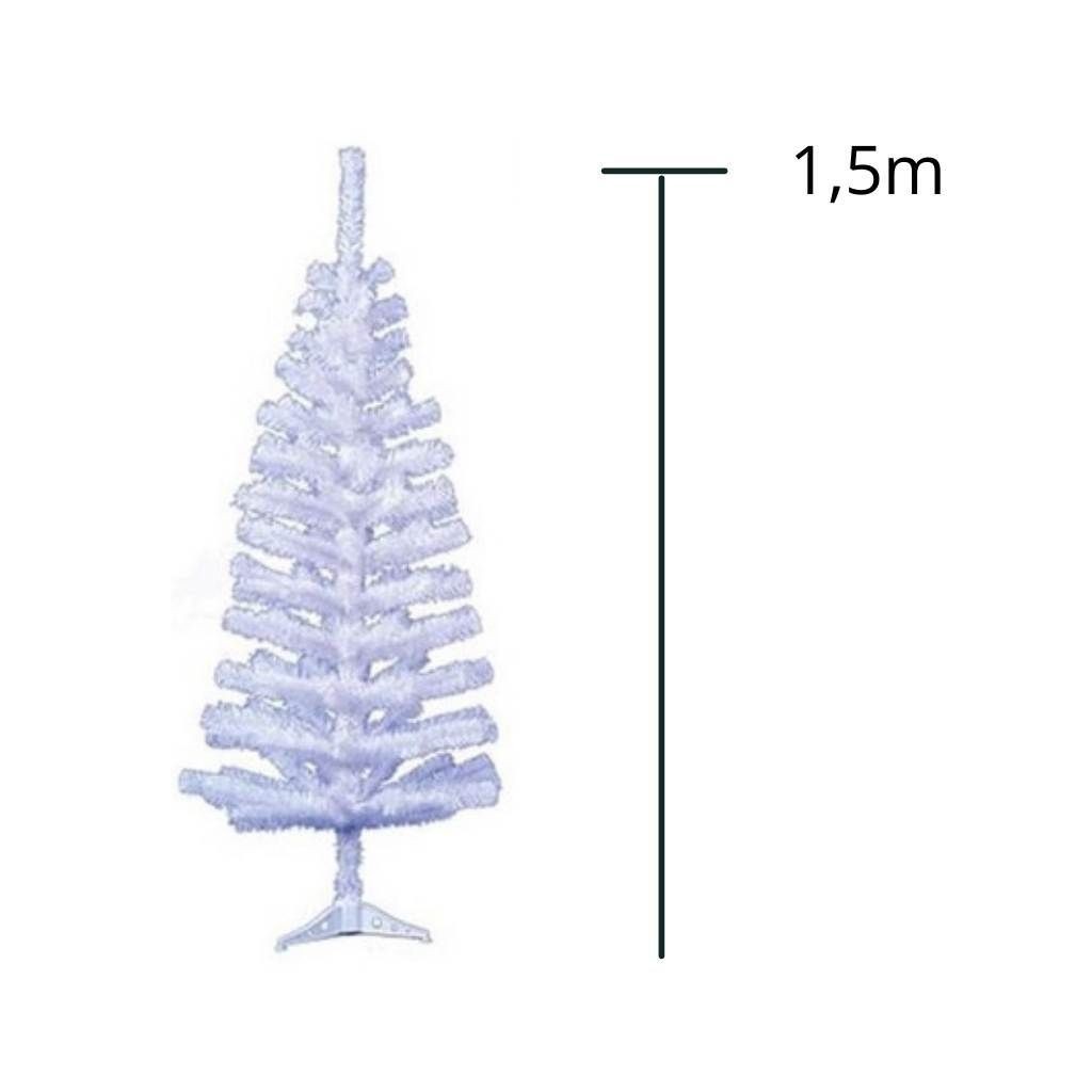 Arvore De Natal Pinheiro 150cm Branca 94932