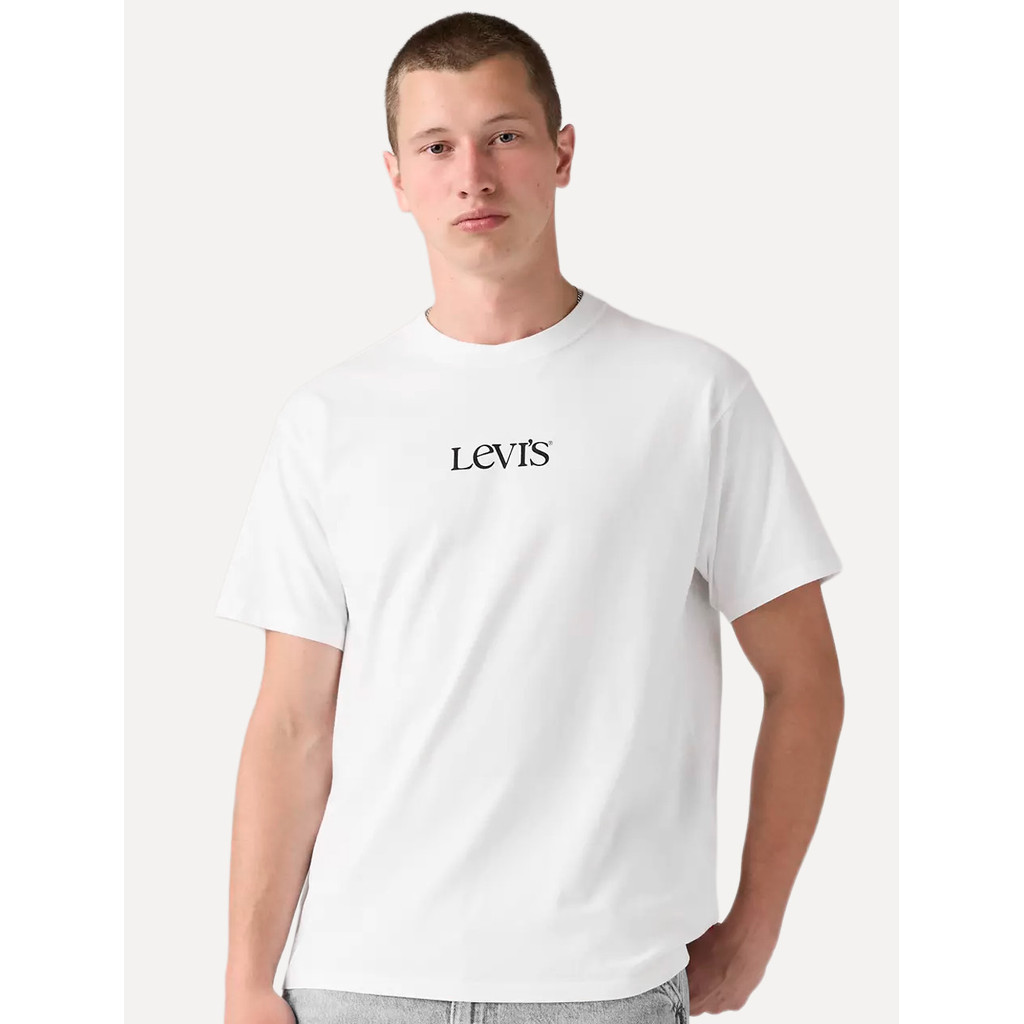 Camiseta Levis Masculina Vintage Printed Graphic Branca