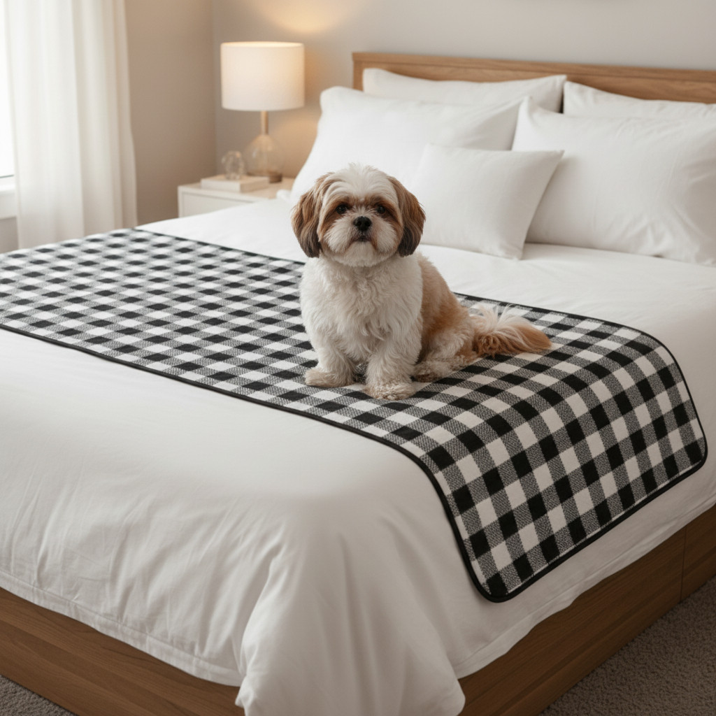 Peseira pet impermeável para cama sofá e banco de carro cães e gatos