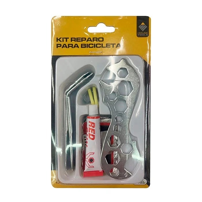 Kit Emergência Reparo para pneu De Bike Bicicleta com 9 Itens House tools Corrida