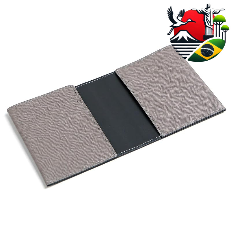 Kawashokunin flat II Genuine Leather Slim Money Clip for Men, Ultra-Thin Bill Holder, VR011 (Multiple Colors)