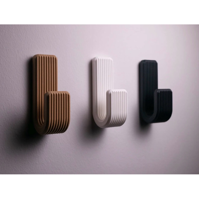 3 Ganchos Toalheiro de Parede Cabide Moderno Minimalista para Banheiro REFORÇADO COM DUPLA FACE
