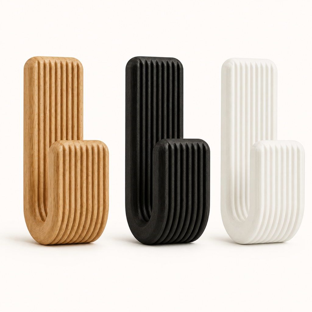 Gancho de Parede Minimalista Decorativo Autoadesivo para Bolsa Mochila