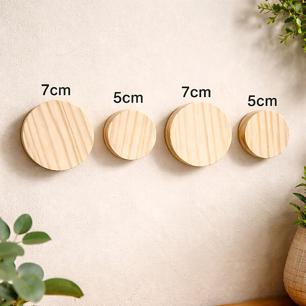 Conjunto 4 Ganchos Minimalistas de Parede