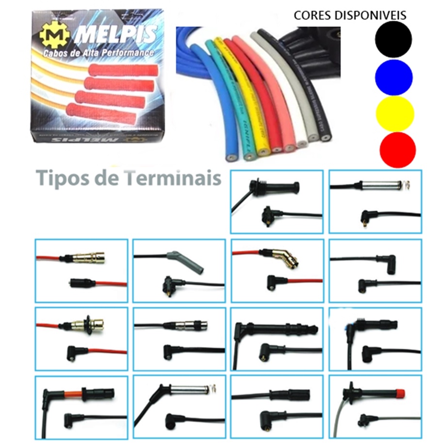 Cabo de vela vw Golf Polo Cross Fox 01/06-Audi A3 1.6 8V 101 CV-Gol 1.0 8V Rsh Trend Power-sdistribuidor 10mm ver ST-V25