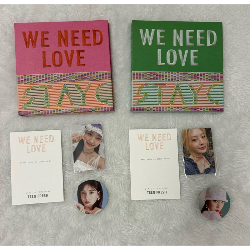 álbum stayc we need love POWER e LOVE ver. completo
