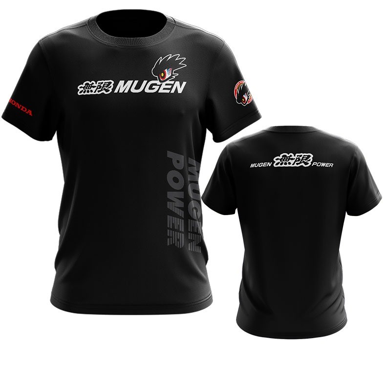 BAJU MUGEN POWER VER 5 Japão ONDA RACING SPOON JS MOTORSPORT T-SHIRT