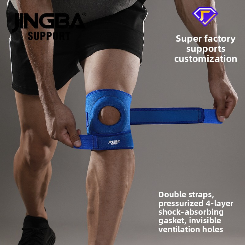 JINGBA Kneepad Mountaineering, basketball, cycling, running, sports protective gear, outdoor breathable weightlifting fi