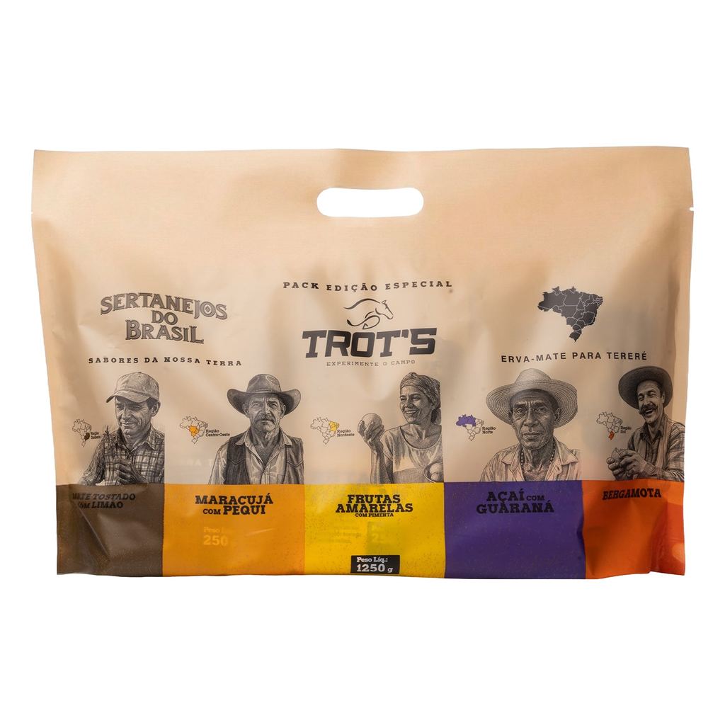 PACK ERVAS SERTANEJOS DO BRASIL TROTS LANÇAMENTO