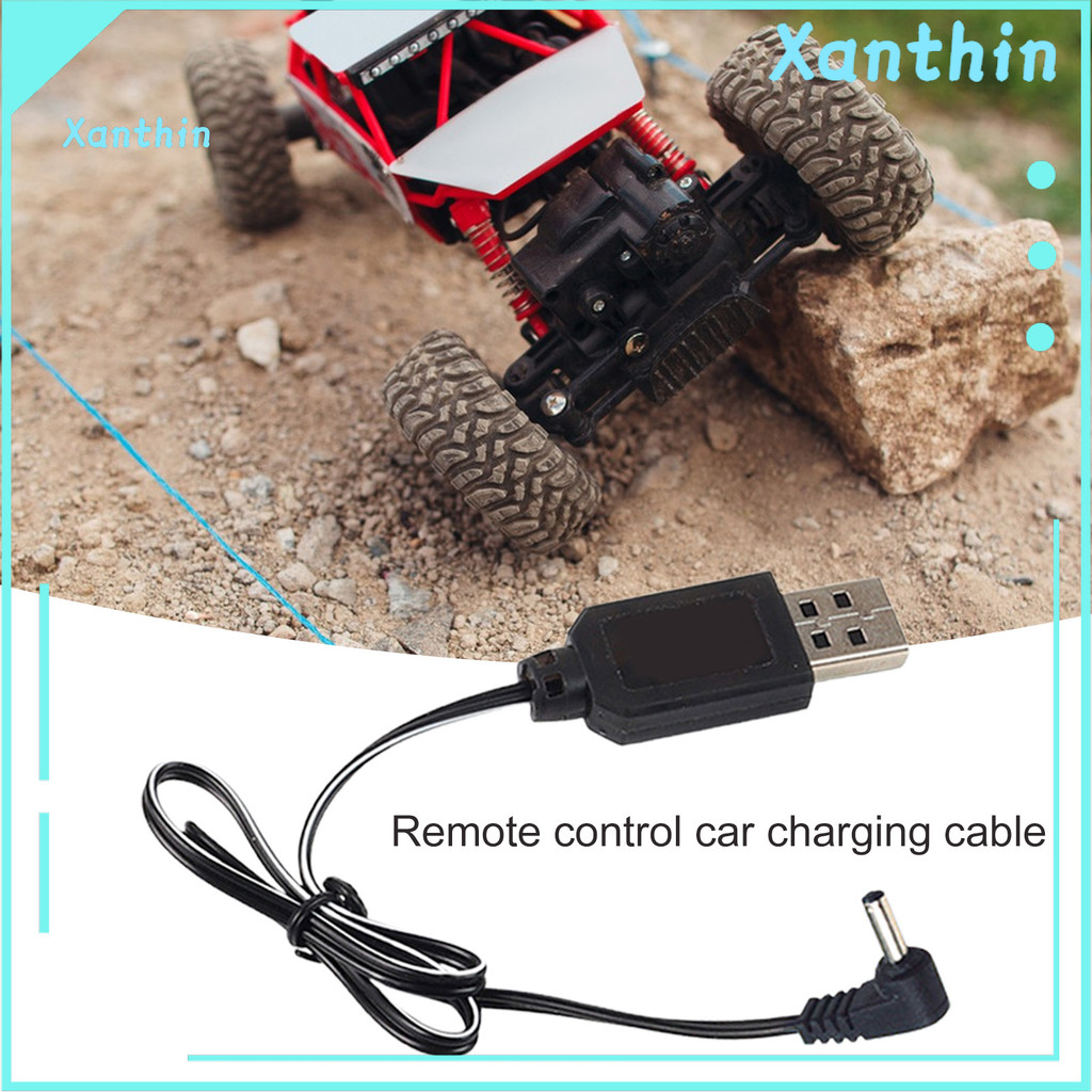 Cabo De Carregamento De Carro RC Com Luz Indicadora Jack De 3.5 Mm Plug And Play Proteção Contra Sobrecar