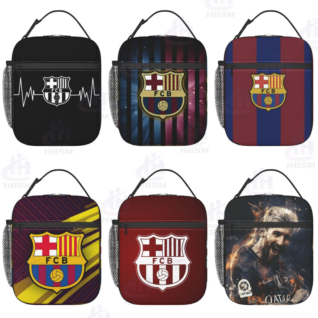 Barcelonas Saco De Almoço Isolado Portátil Bolsa Estudante Feminino Masculino Lancheira Trabalho Piquenique