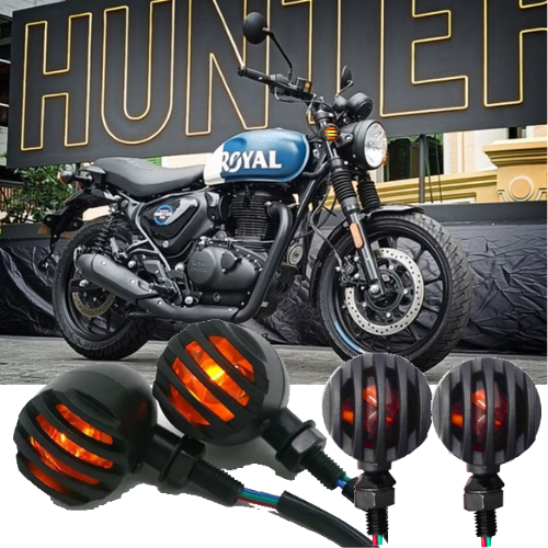 Pisca Bullet Metal 2 Pares Hunter 350 Meteor 350 e Classic 350