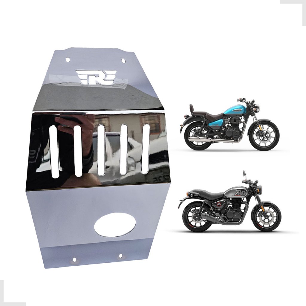 Protetor de Cárter Motor Meteor 350 e Classic 350 Cromado