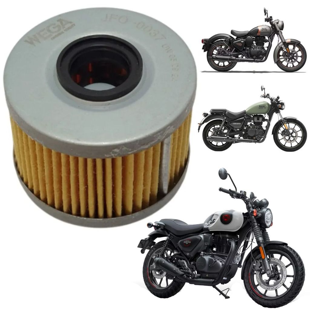 FILTRO DE OLEO ROYAL ENFIELD METEOR 2021 A 2026 CLASSIC 350 2021 A 2026 HUNTER 350 2022 A 2026 WEGA JFO0037